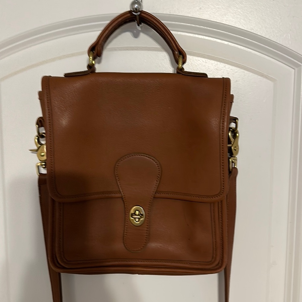 Coach Vintage leather Station Bag, British Tan
